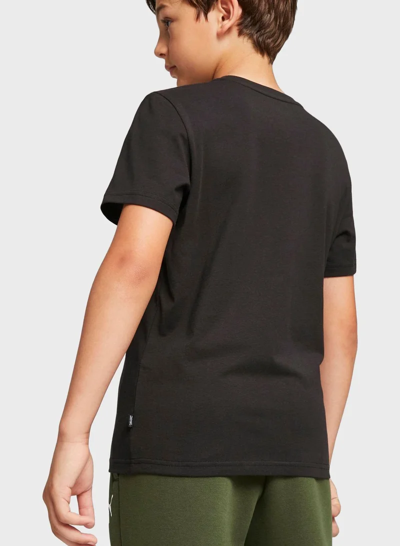 PUMA Kids Graphics No.1 Logo T-Shirt