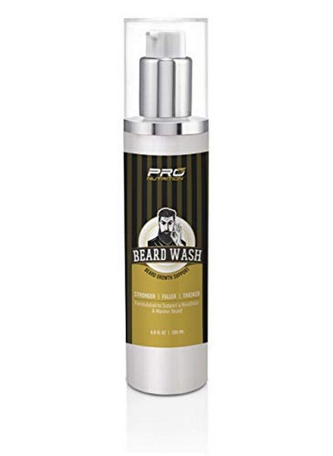 PRO NUTRITION Beard Growth Shampoo & Wash Stimulates & Repairs New Follicle Growth. Grow Stronger Thicker Fuller Longer Healthier Beard & Mustache Hair.  - Image 1