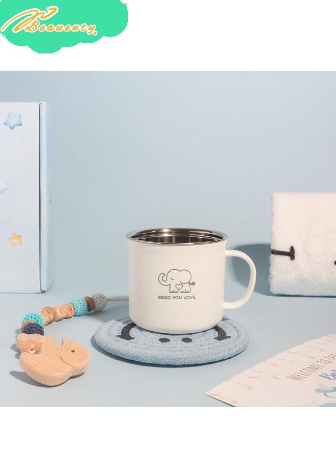 Beauenty Baby Gifts,Baby Shower Gifts for Girls Boys,New Born Baby Girls Gift,Babies Gift Basket,Unique Baby Gift Essential,Gender Reveal Gifts,Rattle Swaddle Blanket Toddler Gifts (blue) - Image 4