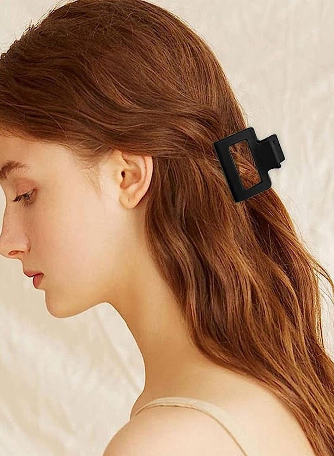 GUSGU 6 pcs Medium Hair Claw Clips for Women and Girls 5cm Nonslip Matte Hair Clamps Trendy Jaw Hair Clips Strong Hold Hair Clips Fit Thin Thick Hair Fashion Hair Styling Accessories. - Image 5