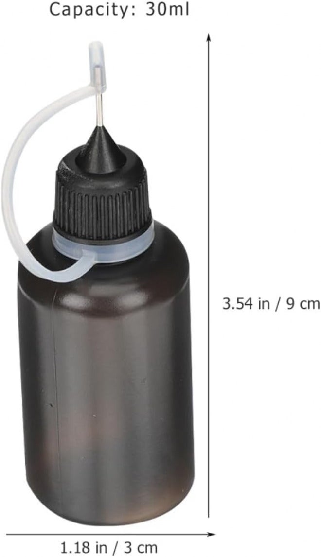 20pcs 30ml Needle Tip Squeeze Bottles for Liquids, Small Plastic Glue Applicator Bottles with Precise Needle Nose, for Crafting, Laboratory, and Industrial Dispensing - Image 2