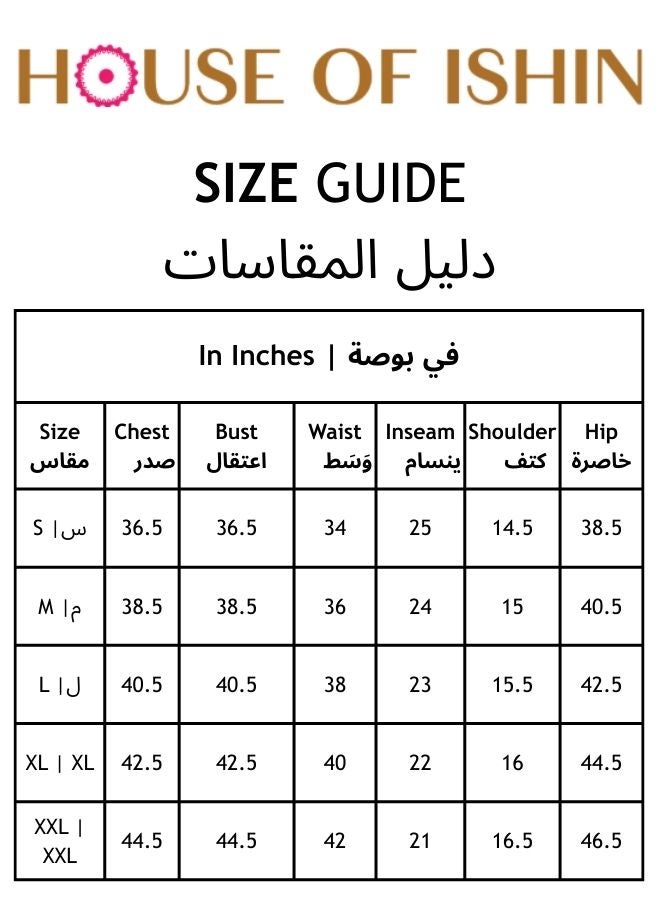 آي شين طقم كورتا أناركالي نسائي أبيض سادة % قطن - Image 4