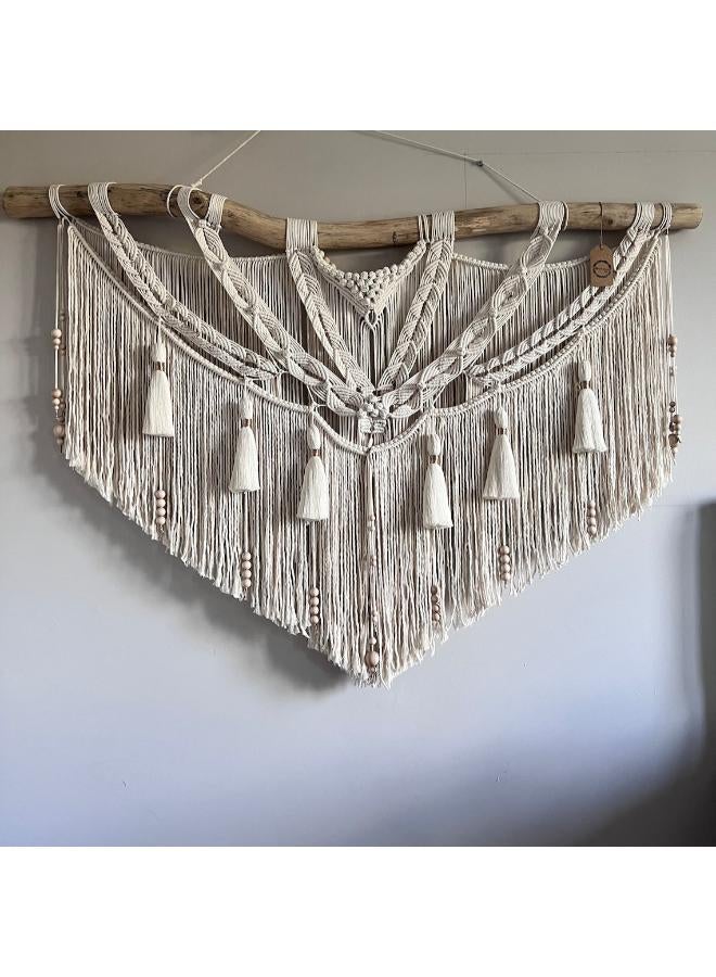 انتيكيانو مكرمية معلقة على الحائط، على الطراز البوهيمي - Image 1