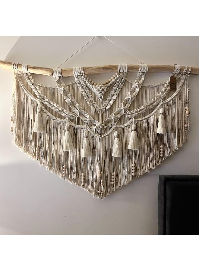 انتيكيانو مكرمية معلقة على الحائط، على الطراز البوهيمي - Image 3