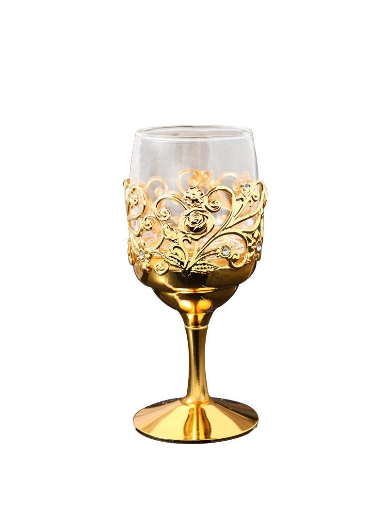 Y&D Metal Glass Elegant Creative Goblet  - Image 1