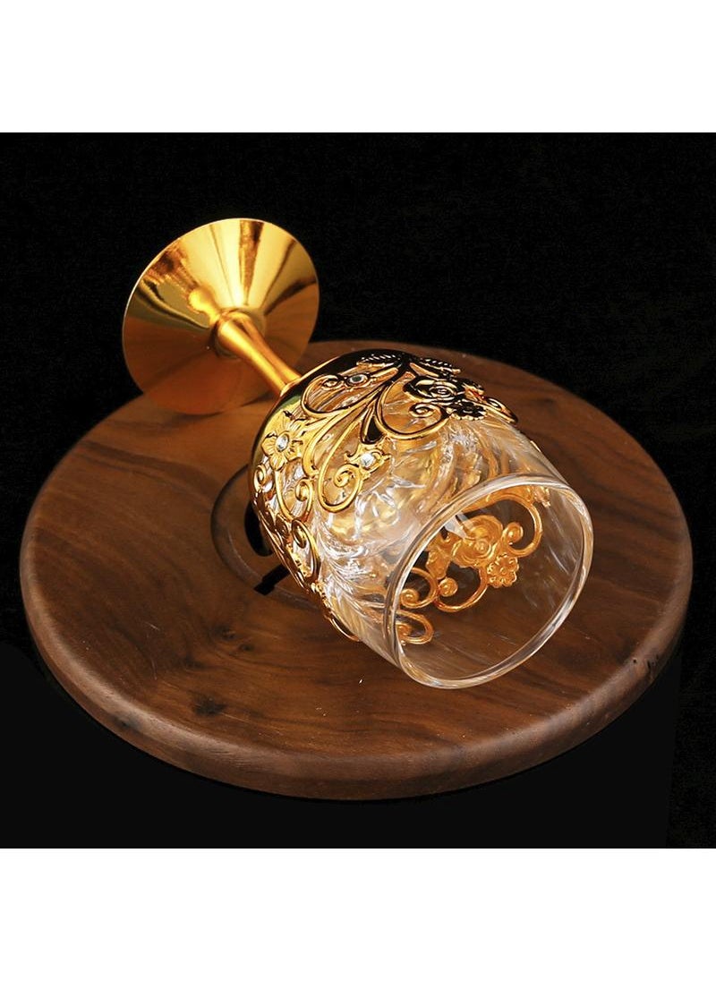 Y&D Metal Glass Elegant Creative Goblet  - Image 2