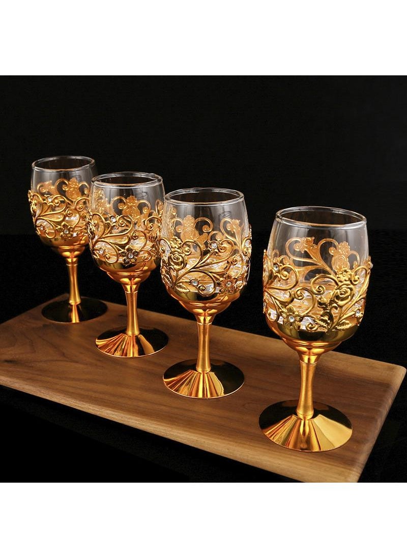 Y&D Metal Glass Elegant Creative Goblet  - Image 4