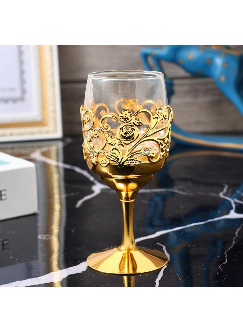Y&D Metal Glass Elegant Creative Goblet  - Image 3