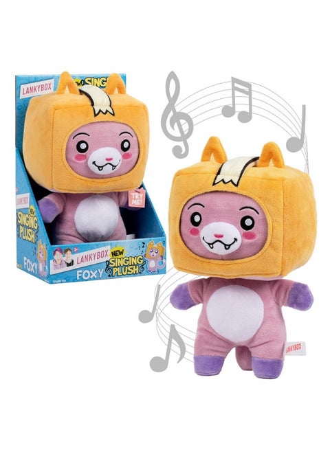 LankyBox Foxy Singing Plush, Collectible Plush, Officially Licensed Merch