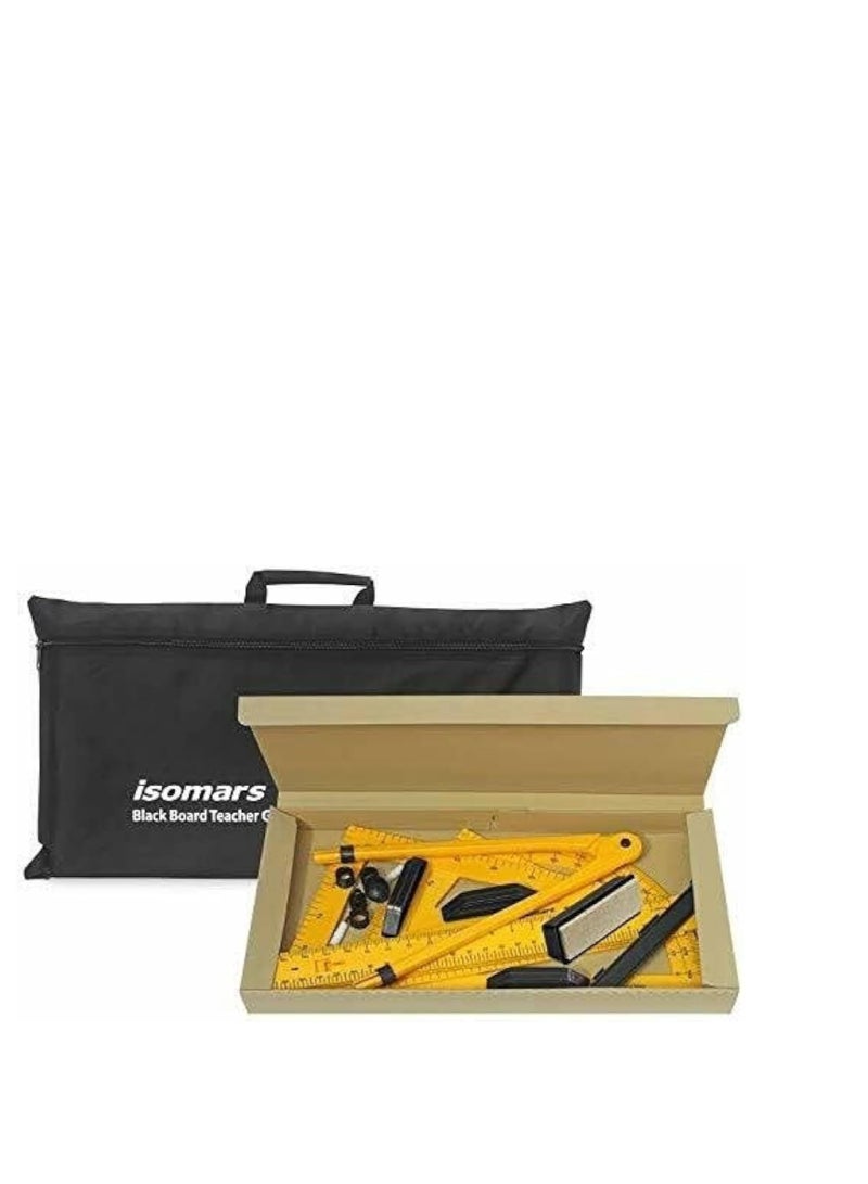 Isomers Black Board Teacher Geometry Set with Bag - Image 1