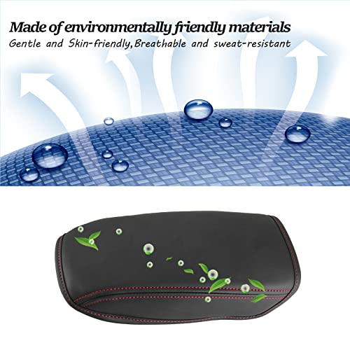 SKTU for 2013-2019 Volkswagen VW Golf 7 MK7 MK7.5 Central Console Armrest Rest Pad 2019 Golf 7 MK7 MK7.5 Center Console Seat Box Cover Protector Automotive Car Center Console Soft Cushion - Image 3