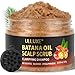 ulluxe Scalp Scrub for Hair Growth, Scalp Exfoliator with Batana Oil & Rosemary, Deep Scalp Cleanser with Scalp Massager, 2-in-1 Clarifying Shampoo Hair Treatment, Buildup Removal, Itchy Relief, 10.93 oz - Image 2
