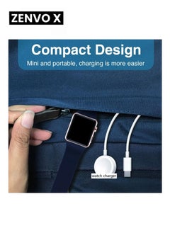 zenvo X Smart Watch Magnetic Fast Charger to USB-C Cable | Watch Charger  - Image 3