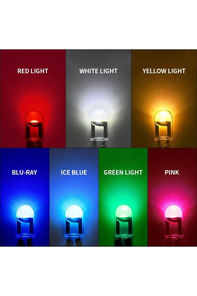 ريحني أضواء سيارة بيضاء جديدة W5W LED من نوع Canbus T10 مصابيح زجاجية COB لقطع الغيار الداخلية 6000K رخصة سيارة بيضاء - Image 4