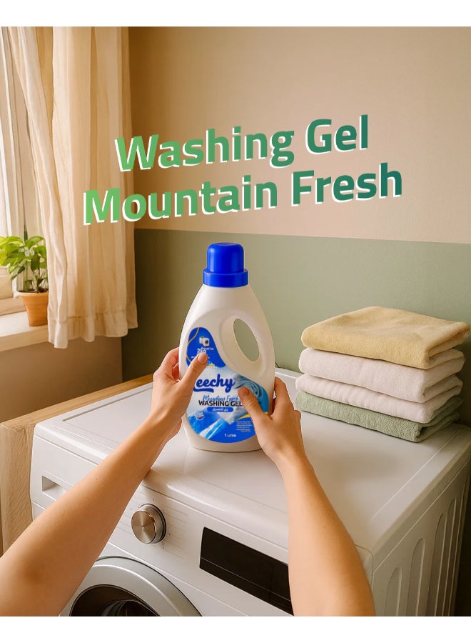 Leechy Washing Gel Mountain Fresh 1L - Image 3