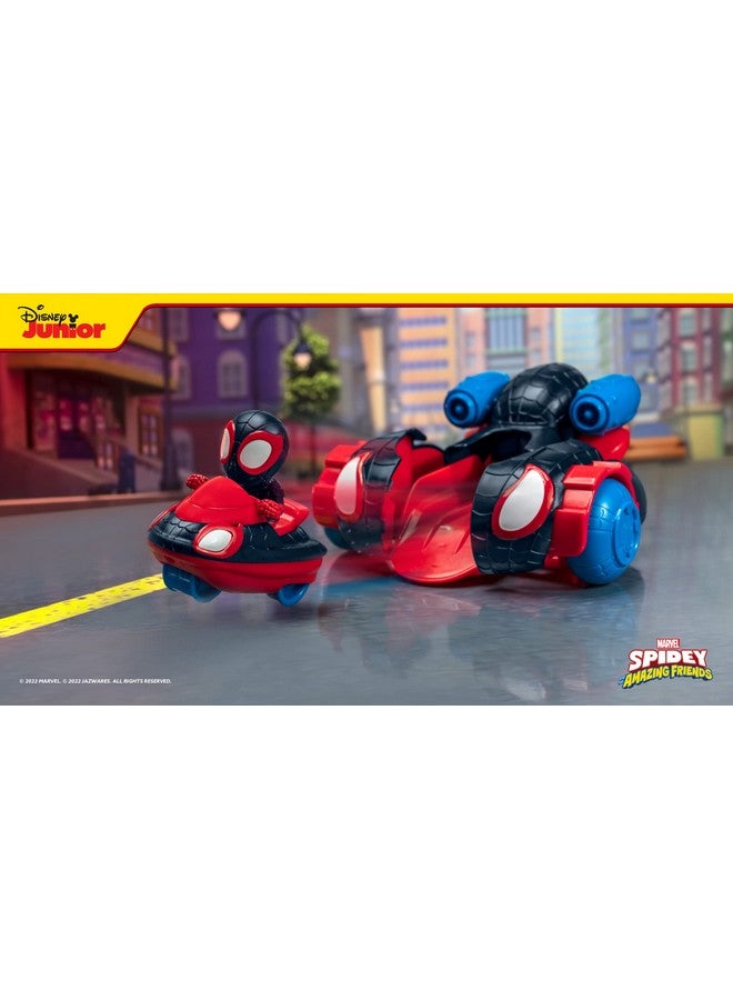 Marvel Spidey and His Amazing Friends Quick Shot Vehicle (Miles Morales: Spider-Man) - Quick Shot 2-in-1 Vehicle - Image 4