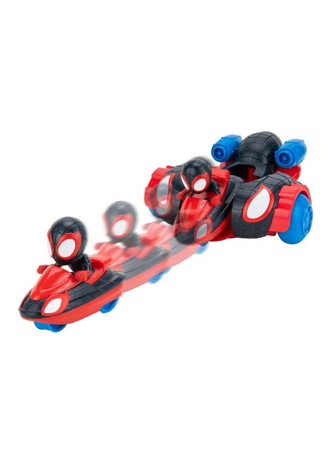 Marvel Spidey and His Amazing Friends Quick Shot Vehicle (Miles Morales: Spider-Man) - Quick Shot 2-in-1 Vehicle - Image 2