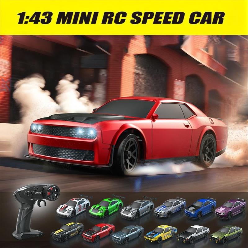 Mini Remote Control Drift Car: 1/43 Scale 4WD White Rc Drift Car - Dual Control With 2.4G Remote And App, Esp Gyroscope For Stable Desktop Drifting, Quick Charge For Extended Play For Beginners And En - Image 3