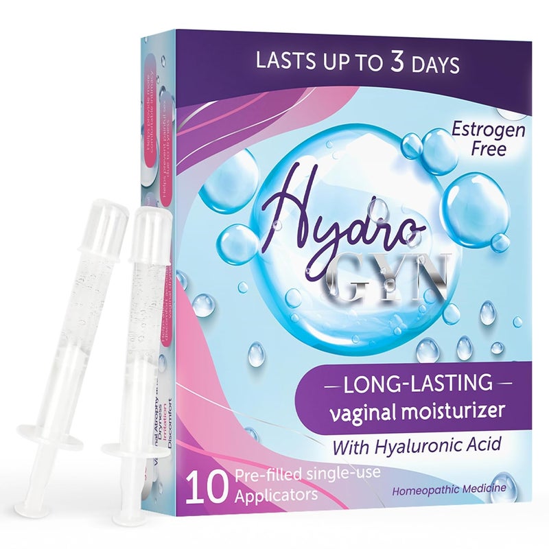 Terramed Just Think Comfort Hydro GYN Vaginal Moisturizer  Long Lasting for Vaginal Dryness  Irritation  Hyaluronic Acid  Vitamin E  Feminine Care Hormone Free  Pre and Post Menopausal I 10 Pre Filled Applicators - Image 1