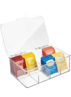 Oasisgalore Tea Bag Storage,Organizer Box with 8 Compartments  - Image 1