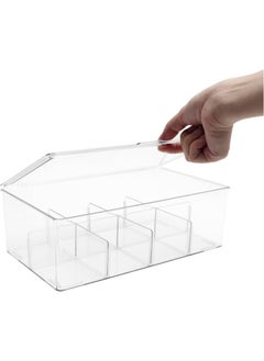 Oasisgalore Tea Bag Storage,Organizer Box with 8 Compartments  - Image 2