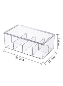 Oasisgalore Tea Bag Storage,Organizer Box with 8 Compartments  - Image 3