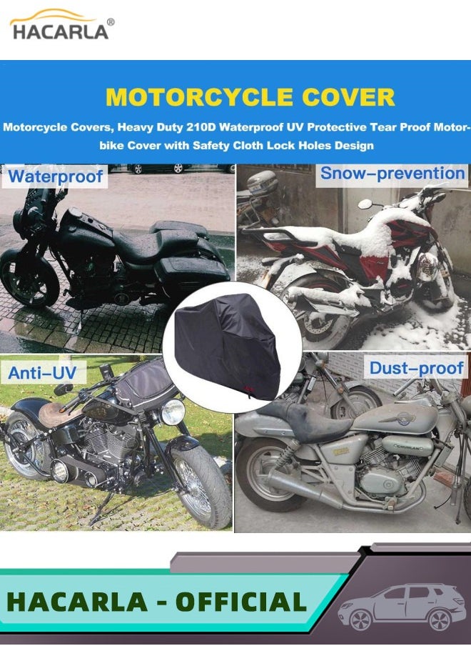 Motorcycle Cover 210D Oxford Motorbike Cover UV Protection Dustproof Waterproof Outdoor Rain Motorbike Protector - pzsku/Z0FDC9BEF85ED51D7A561Z/45/_/1696988513/97fd56e0-2aca-487b-b5d1-e87ece081383