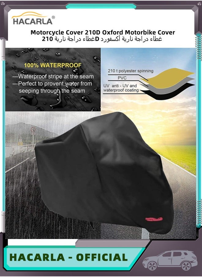 Motorcycle Cover 210D Oxford Motorbike Cover UV Protection Dustproof Waterproof Outdoor Rain Motorbike Protector - pzsku/Z0FDC9BEF85ED51D7A561Z/45/_/1698976301/79866925-f07f-421c-a5ee-9401dd0211af