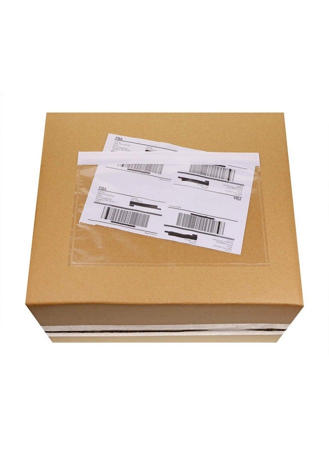 Tupalizy Clear Shipping Mailing Label Envelopes Pouches Top Loading Packing List Adhesives Label Sleeves For Business Invoice Boxes Poly Mailers Bags Packages Storage (9.7X6.6 Inches 20Pcs)  - Image 1