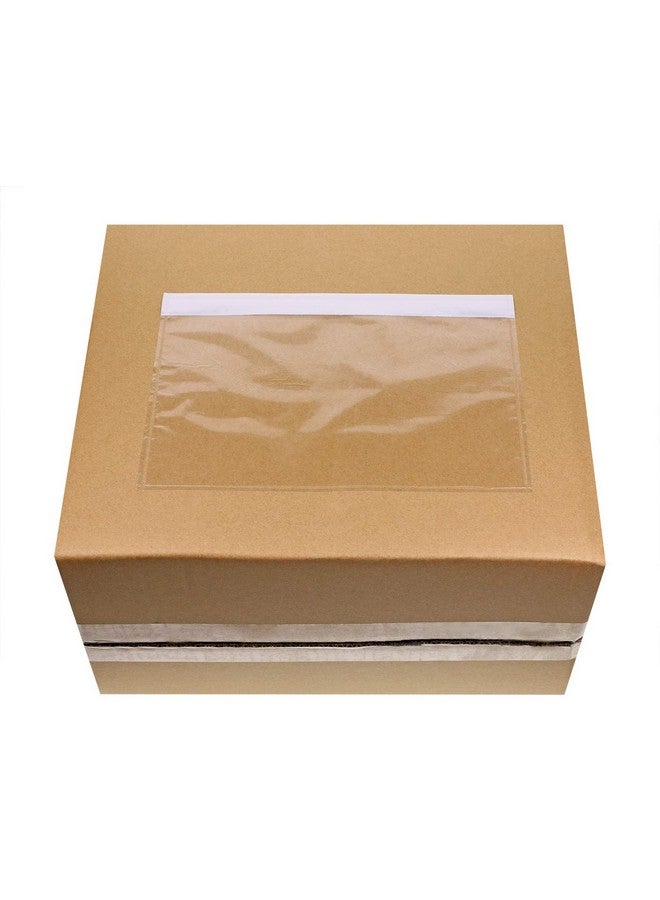 Tupalizy Clear Shipping Mailing Label Envelopes Pouches Top Loading Packing List Adhesives Label Sleeves For Business Invoice Boxes Poly Mailers Bags Packages Storage (9.7X6.6 Inches 20Pcs)  - Image 2