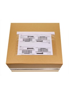Tupalizy Clear Shipping Mailing Label Envelopes Pouches Top Loading Packing List Adhesives Label Sleeves For Business Invoice Boxes Poly Mailers Bags Packages Storage (9.7X6.6 Inches 20Pcs)  - Image 3