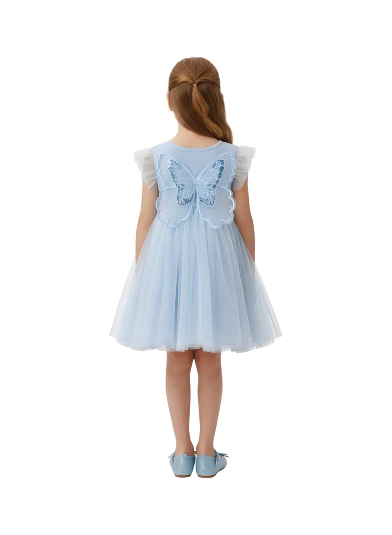 Bidani  Elsa Anna Frozen Fairytale Blue Dress for Women | Best Price UAE