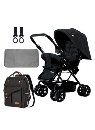 Reversible Look At Me Stroller With T Diaper Bag And Hooks And Changing Pad - Black - pzsku/Z0FDCA39BA70A5F891CF3Z/45/_/1661406536/bf3dee9b-769f-4311-a52f-256d1b751ff5