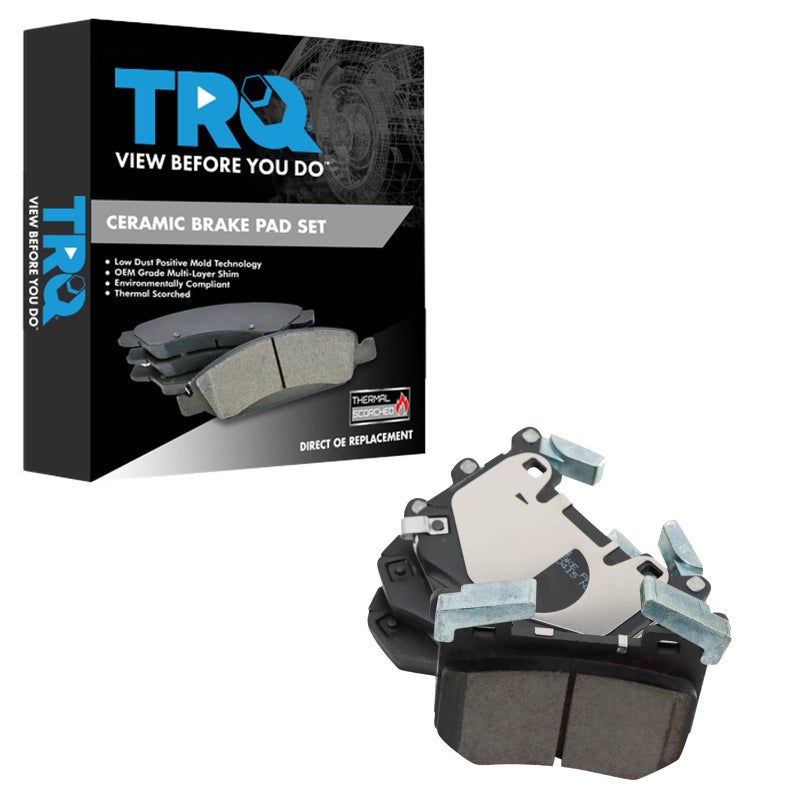 TRQ Rear Brake Pads Ceramic Compatible with 20192020 Genesis G70 2018 Kia Stinger