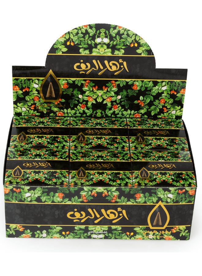 سدر الخليج للعطور بخور زهور الريف حرامي 50 جرام × 12 علبة | عطر يدوم طوال اليوم - مثالي للصلاة، النماذ، رمضان وهدايا العيد، المناسبات، التأمل وتبخير الغرف - Image 1