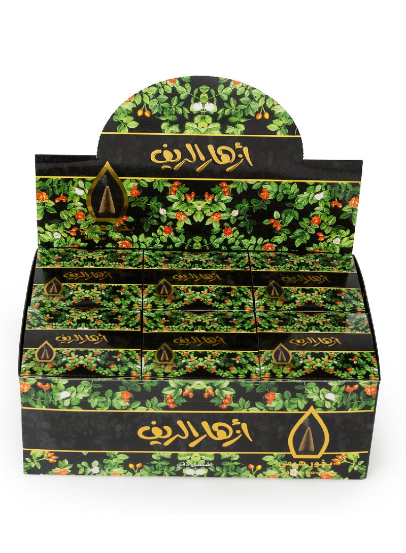سدر الخليج للعطور بخور زهور الريف حرامي 50 جرام × 12 علبة | عطر يدوم طوال اليوم - مثالي للصلاة، النماذ، رمضان وهدايا العيد، المناسبات، التأمل وتبخير الغرف - Image 4