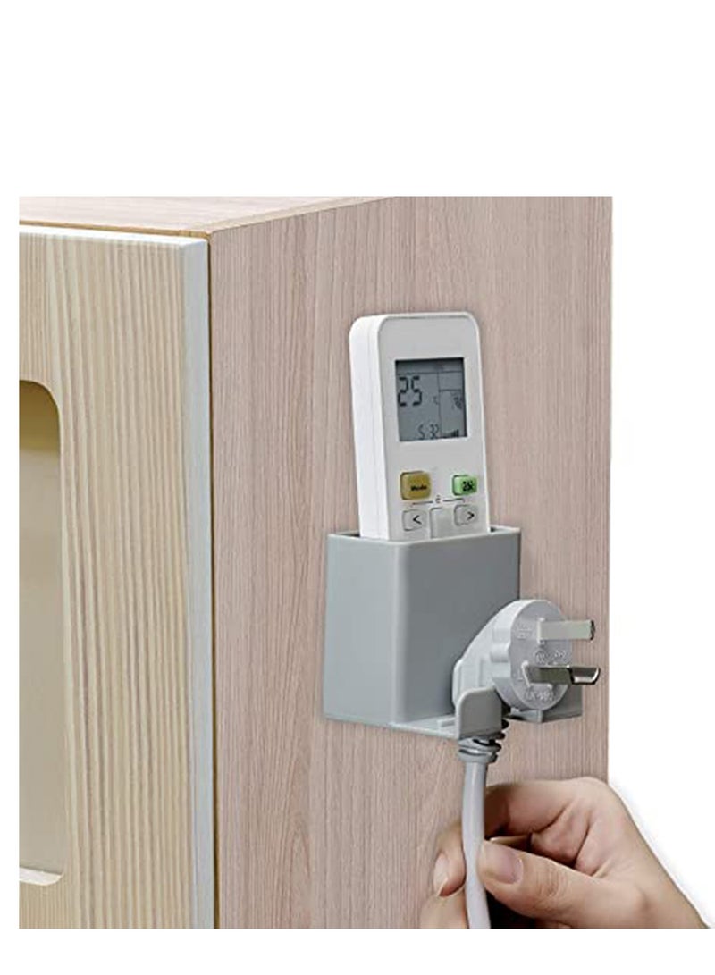 SYOSI Bed Side Shelf, Multipurpose Storage Box, Wall Mount Phone Holders Adhesive Wall Phone Storage Box Wall Mounted Phone Holder Wall Smartphone Stand for Home Bedroom Bathroom Kitchen Office - Image 2