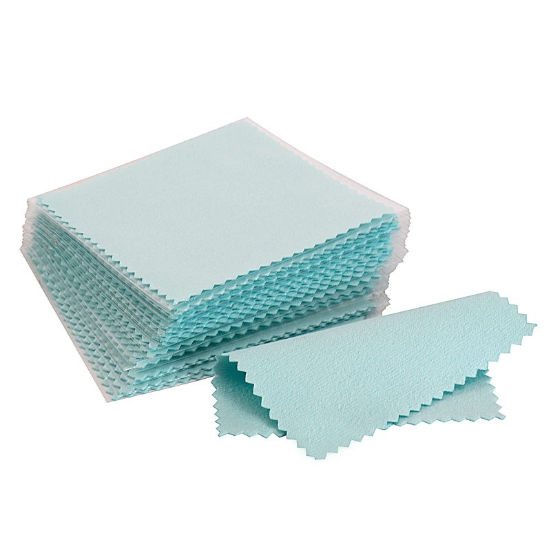 Microfiber Jewelry Cleaning Cloth (100 Pieces) - Image 1