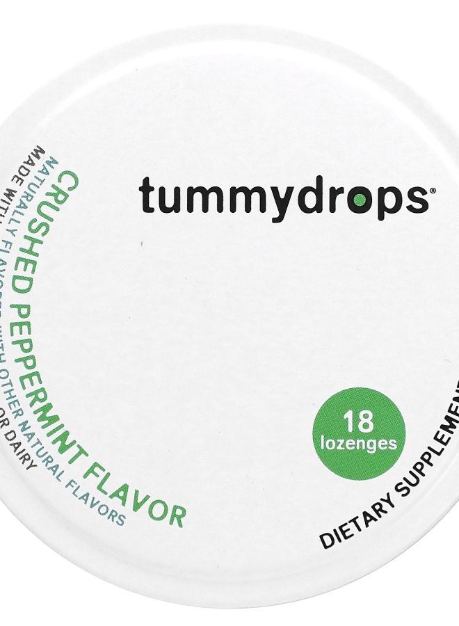 TUMMYDROPS Crushed Peppermint 18 Lozenges