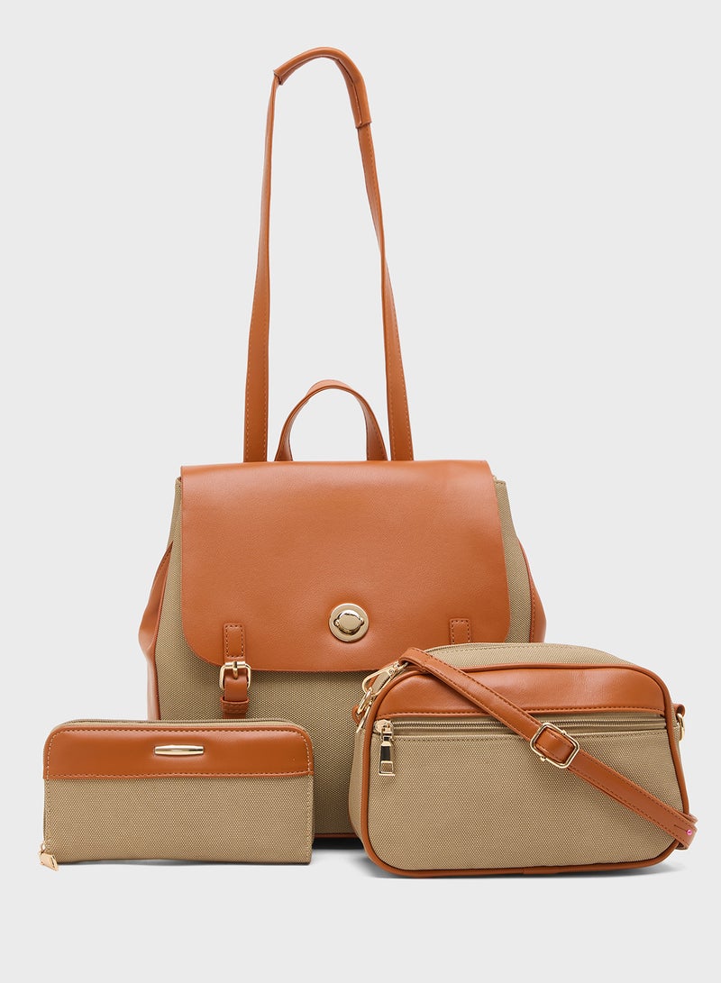 ELLA Roll Top Backpack  - Image 1