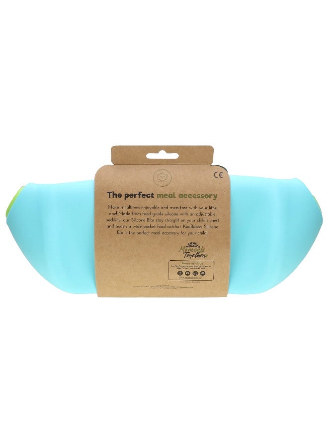 KeaBabies KeaBabies, Baby Silicone Bibs, Cloud Nine, Newborn - 4 Years, 2 Pack - Image 2