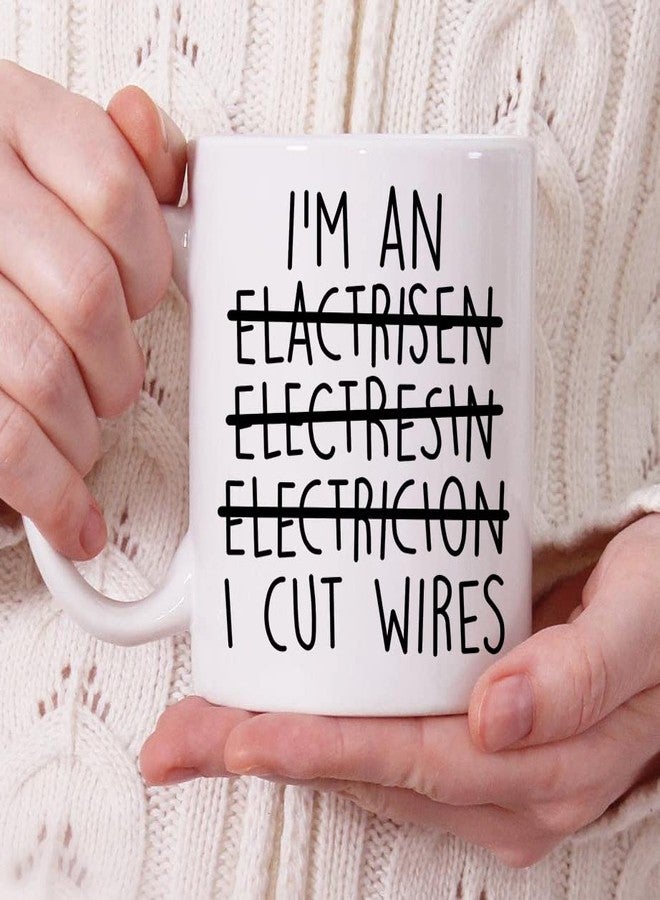 Aurahouse Funny Electrician Gift - 11oz Coffee Mug for Electricians, Lineman Cup for Men Women, Birthday, Christmas, Father's Day Gifts for Electrician Dad Husband, Electrician Promotion Gifts - Image 3