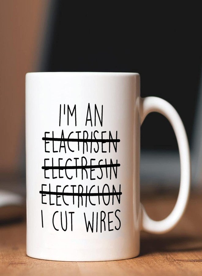 Aurahouse Funny Electrician Gift - 11oz Coffee Mug for Electricians, Lineman Cup for Men Women, Birthday, Christmas, Father's Day Gifts for Electrician Dad Husband, Electrician Promotion Gifts - Image 2