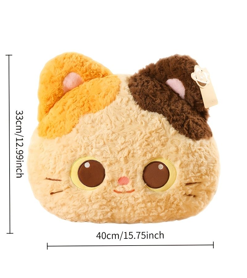 Black Cat Plush Pillow 33cm Kawaii Stuffed Animal Soft Cute Gift For Birthday Valentine Home Car Decoration - Image 3