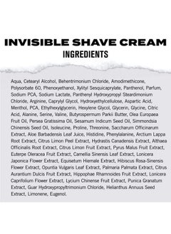 hanz de fuko Invisible Shave Cream Premium Shaving Cream For Sensitive Skin Hypoallergenic Sulfate And Paraben Free 8 Oz.  - Image 5