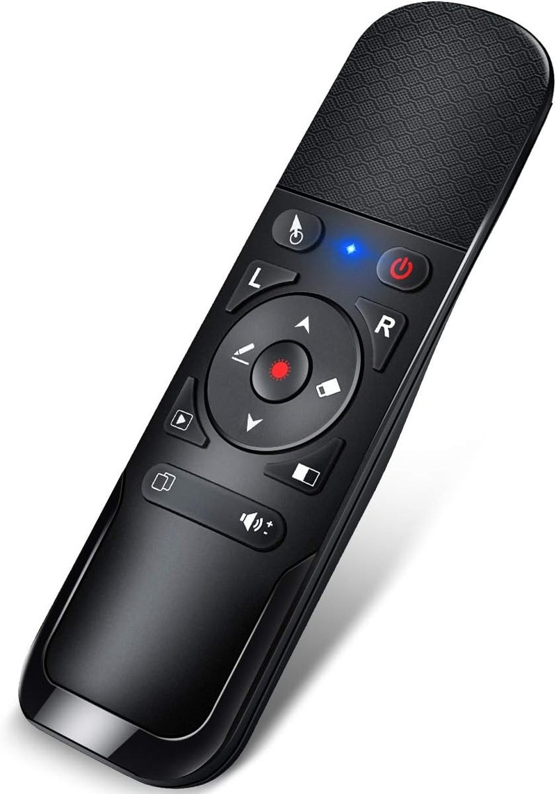 DinoFire Presentation Clicker Air Mouse Function Wireless Presenter USB Powerpoint Clicker, RF 2.4 GHz Presentation Remote Control Clicker for powerpoint presentations Support Mac, Laptop, Computer 11 - Image 1