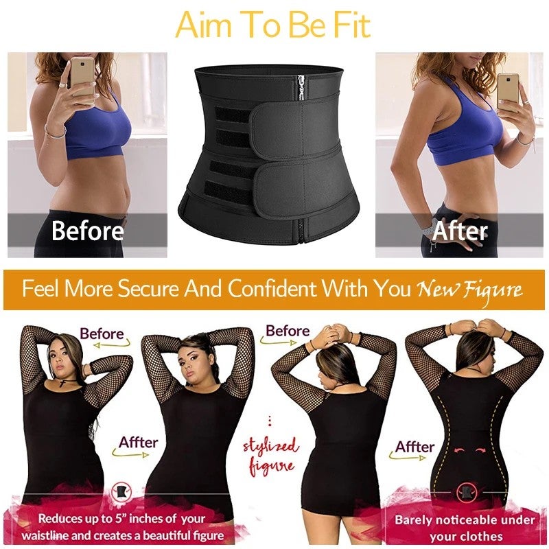 Bluejw Women's Waist Trainer Wrap Bandage - High Quality Waist Trimmer Belt for Weight Loss, Abdominal Exercise & Fitness - Image 5