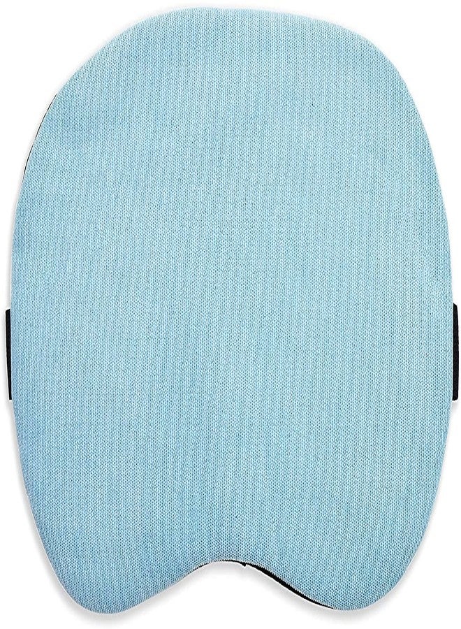 NEEV ENTERPRISE (PACK OF 1) Eye Mask For Sleeping Men Women With Cooling Gel For Night Deep Sleep, Dark Circles, Puffy Eye's, Dry Eyes And Eye Fatigue (LIGHT BLUE COLUR) - Image 4