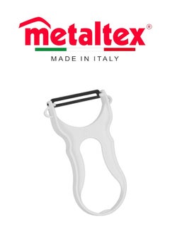 Metaltex Quick Vegetable Peeler – Hardened Stainless Steel Blade with Plastic Handle