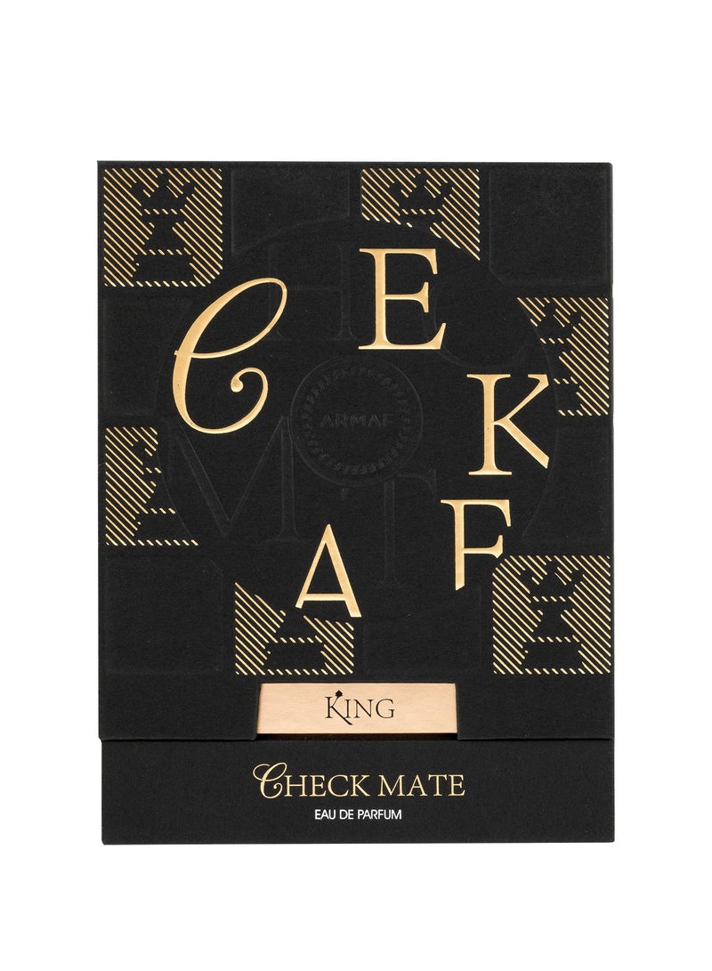 Armaf Check Mate King Eau De Parfum 100ml Black, Perfumes for Men, Fragrance for Men - Image 4